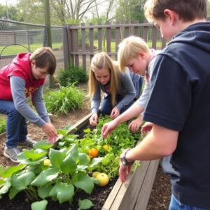 Kaffeesatz im Hochbeet